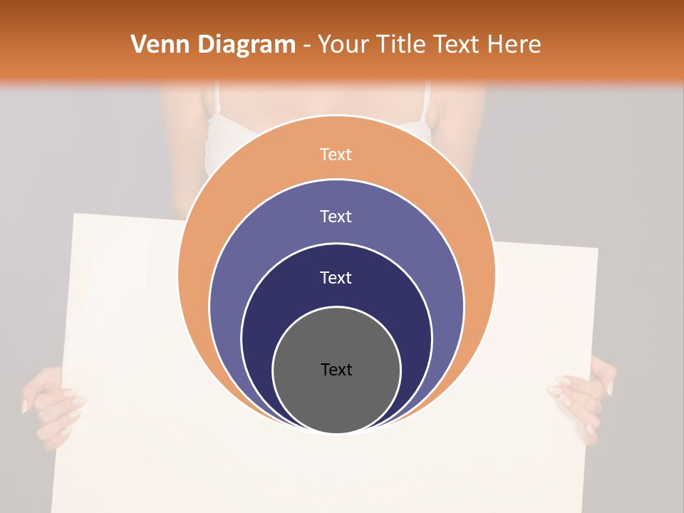Template Beautiful Caucasian PowerPoint Template