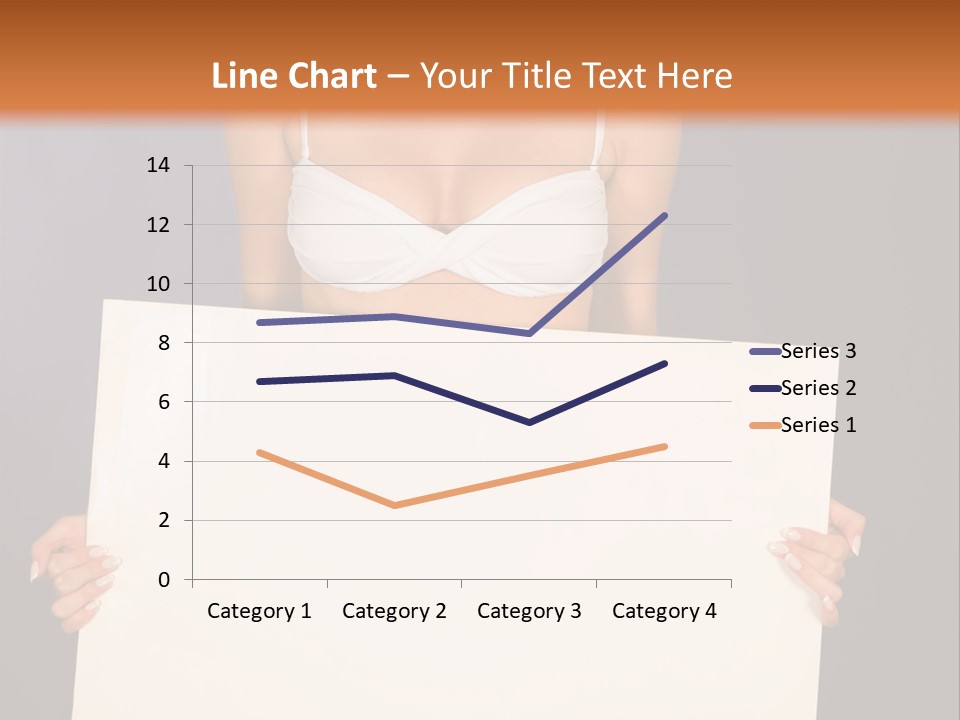 Template Beautiful Caucasian PowerPoint Template