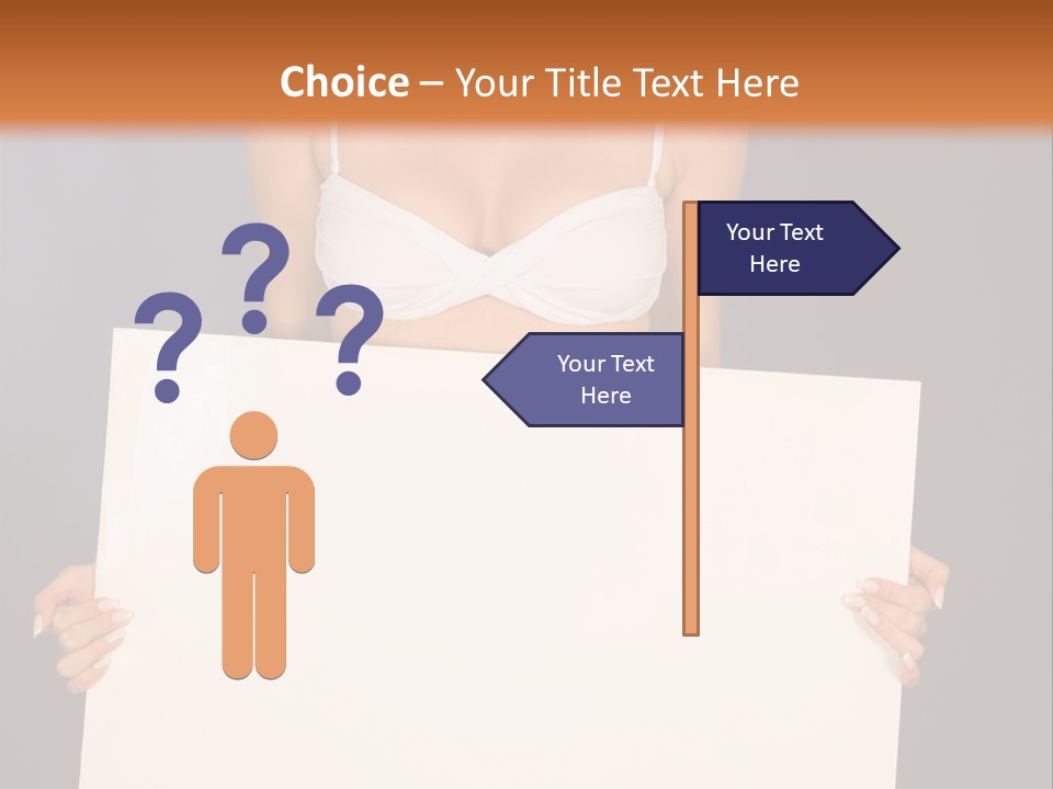 Template Beautiful Caucasian PowerPoint Template