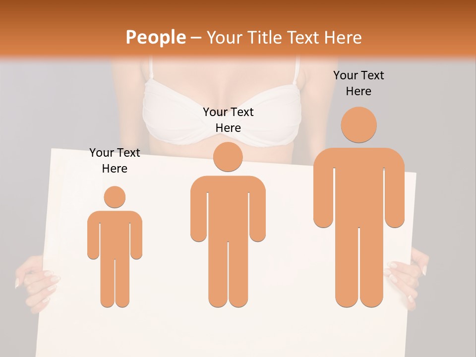 Template Beautiful Caucasian PowerPoint Template