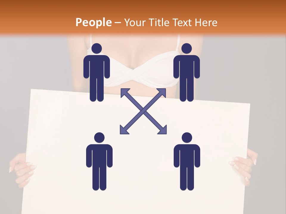 Template Beautiful Caucasian PowerPoint Template