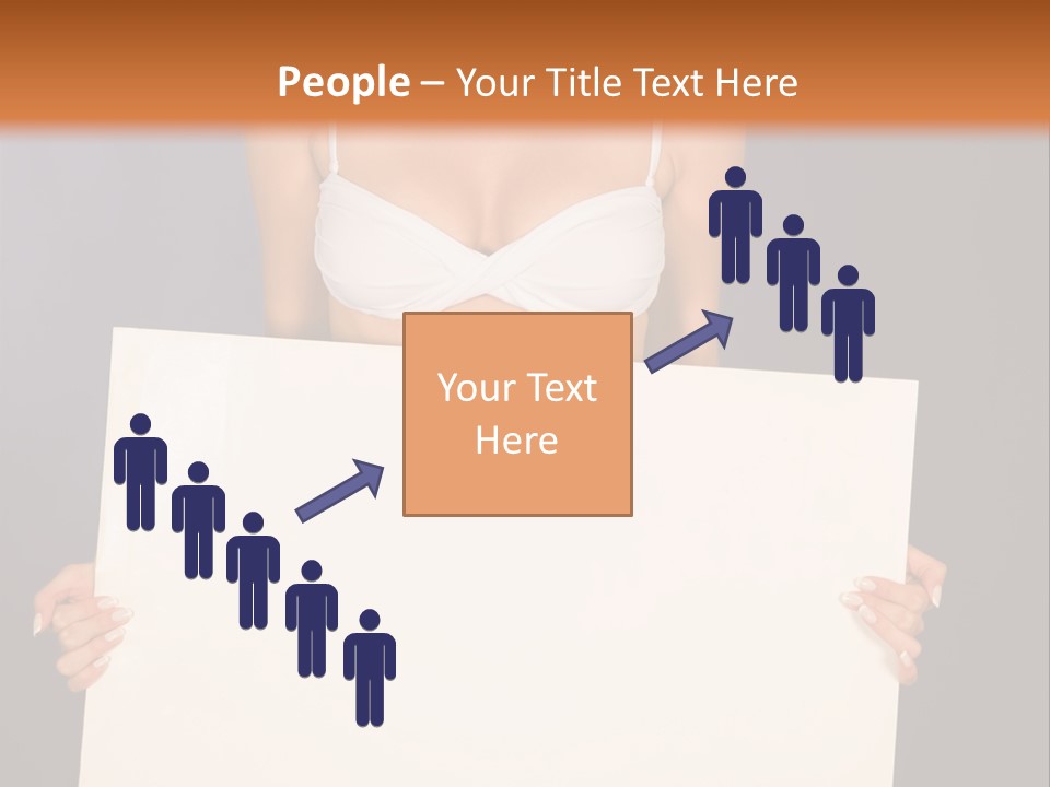 Template Beautiful Caucasian PowerPoint Template