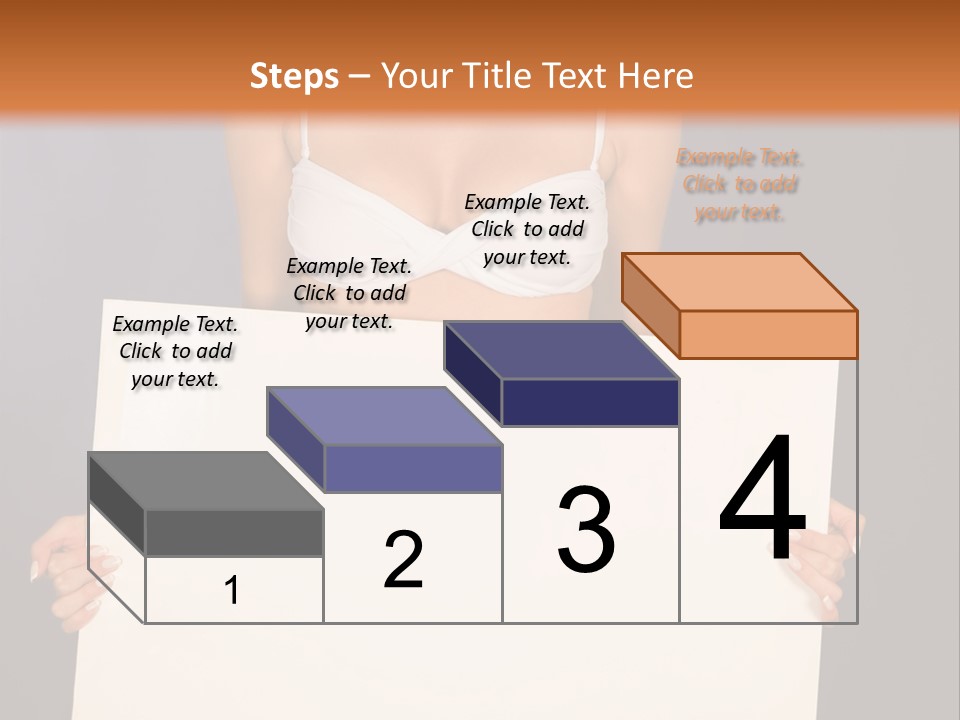 Template Beautiful Caucasian PowerPoint Template