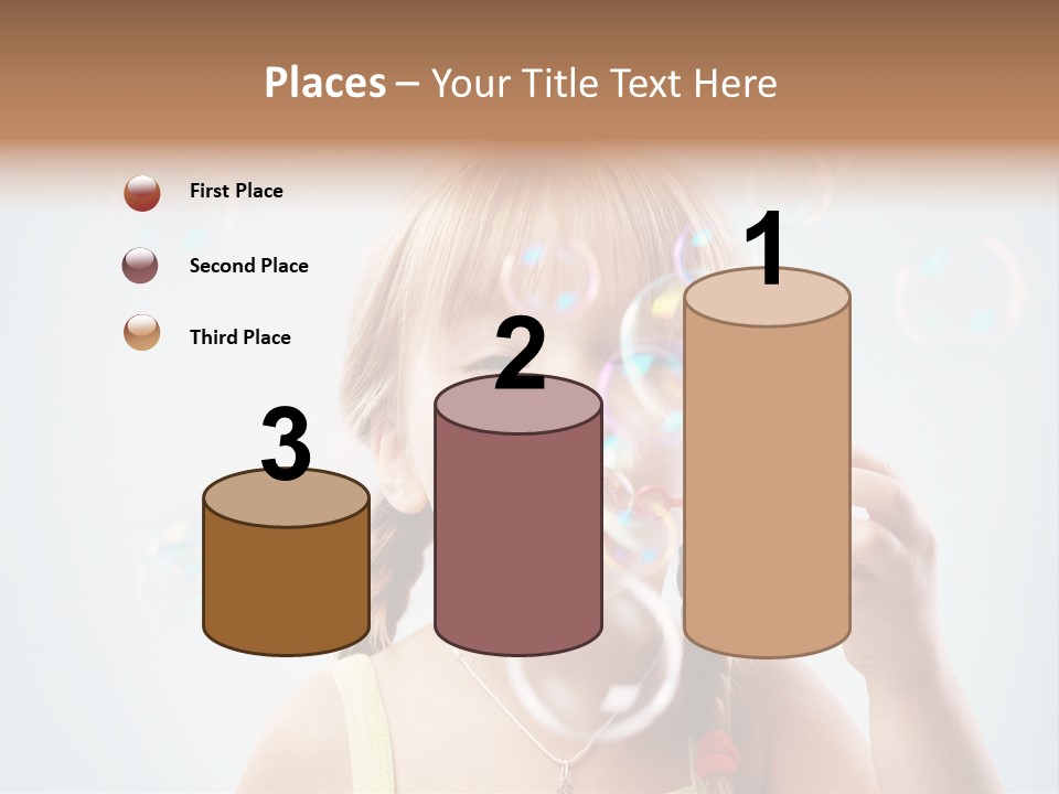 Person Kid Pretty PowerPoint Template