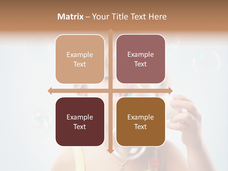 Person Kid Pretty PowerPoint Template