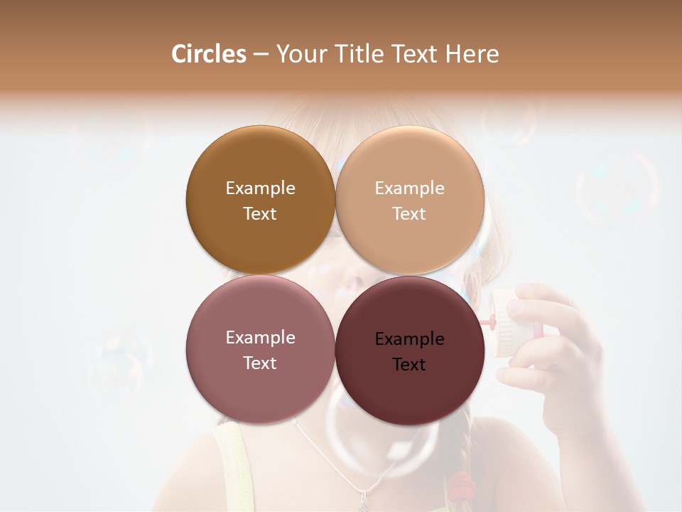 Person Kid Pretty PowerPoint Template