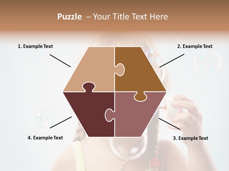 Person Kid Pretty PowerPoint Template