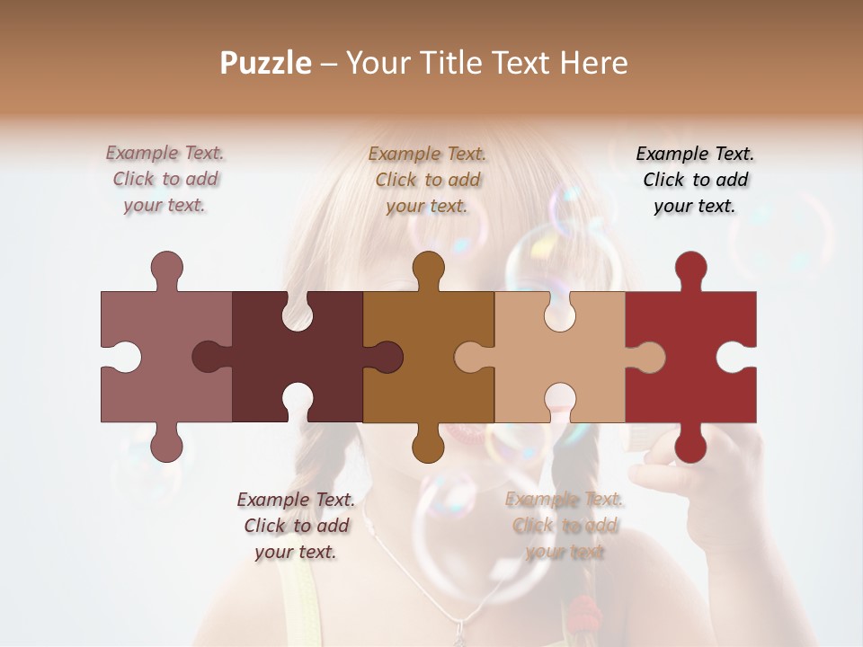 Person Kid Pretty PowerPoint Template