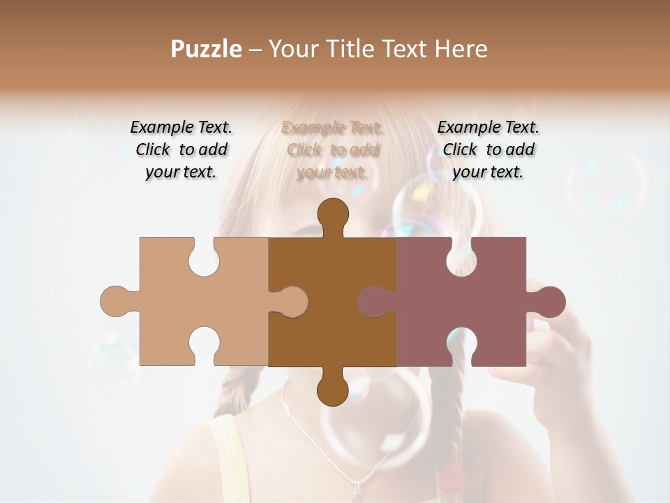 Person Kid Pretty PowerPoint Template