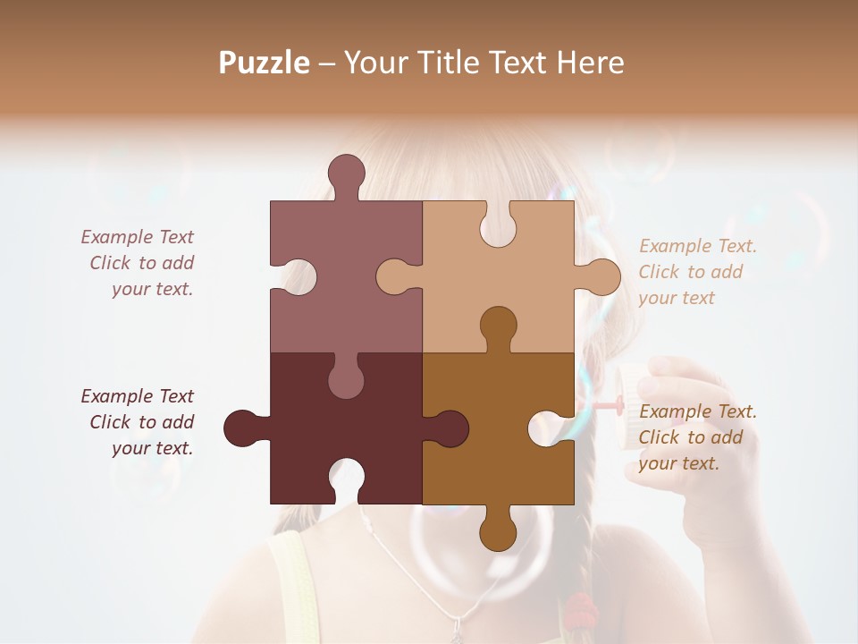 Person Kid Pretty PowerPoint Template