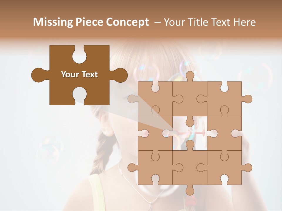 Person Kid Pretty PowerPoint Template