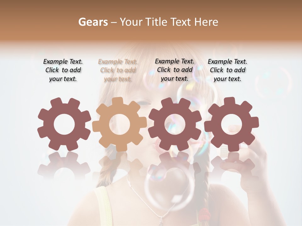 Person Kid Pretty PowerPoint Template