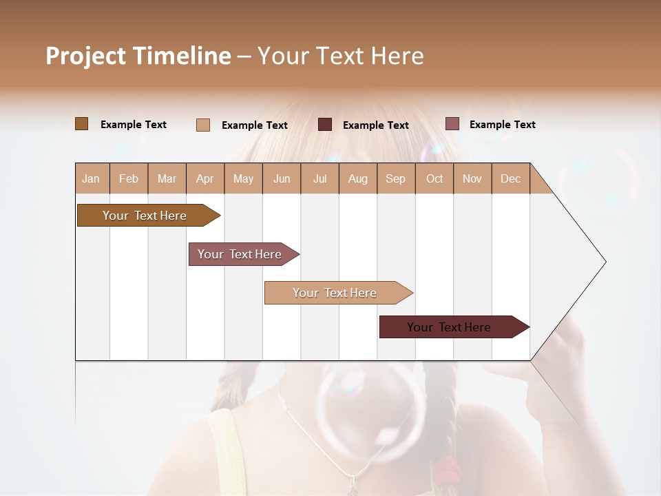 Person Kid Pretty PowerPoint Template