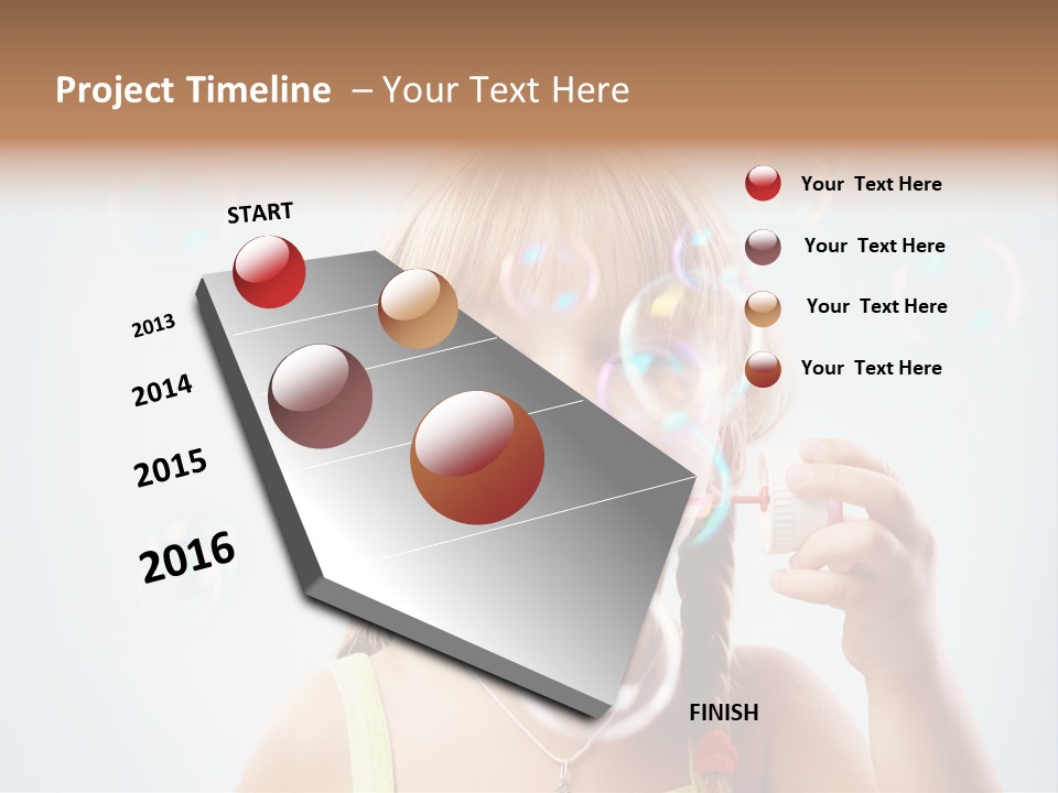 Person Kid Pretty PowerPoint Template