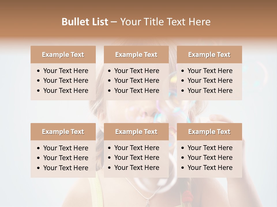 Person Kid Pretty PowerPoint Template