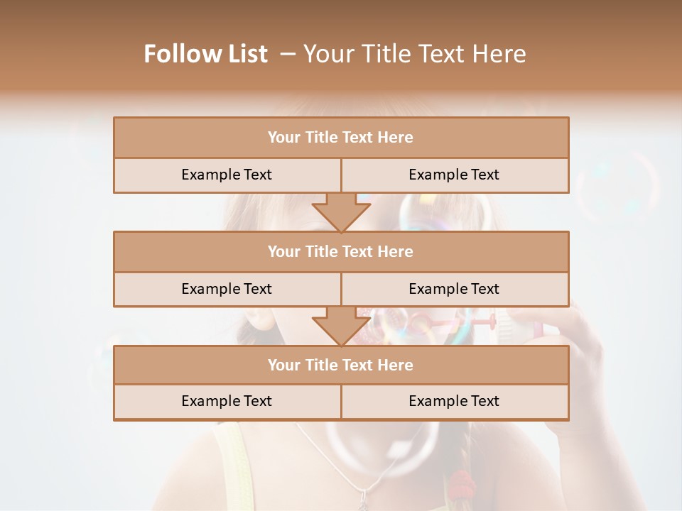 Person Kid Pretty PowerPoint Template