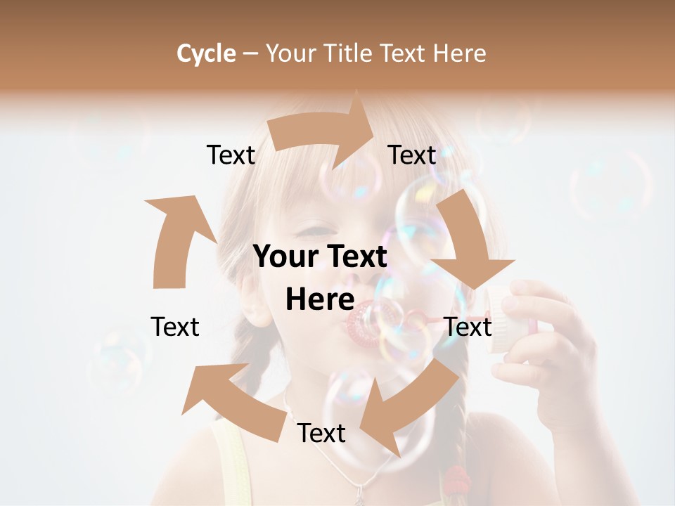 Person Kid Pretty PowerPoint Template