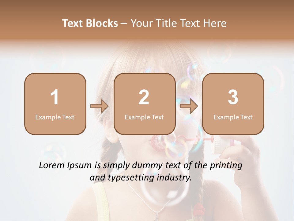 Person Kid Pretty PowerPoint Template