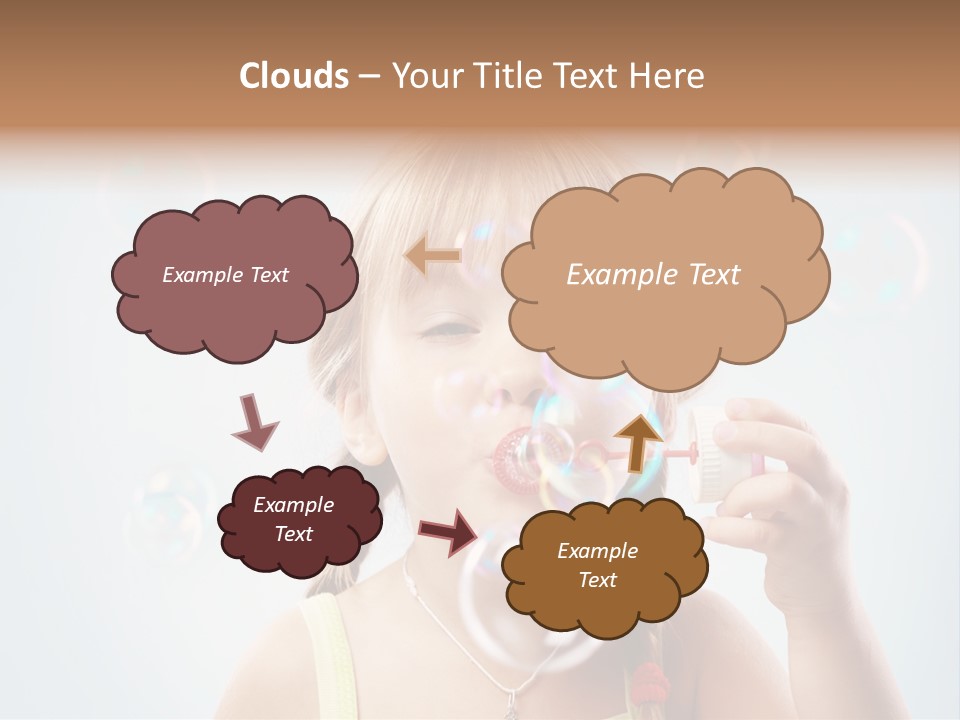 Person Kid Pretty PowerPoint Template