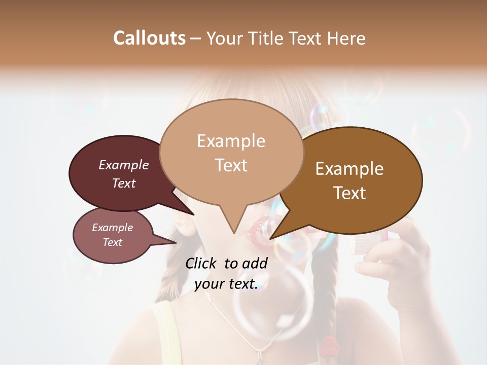 Person Kid Pretty PowerPoint Template