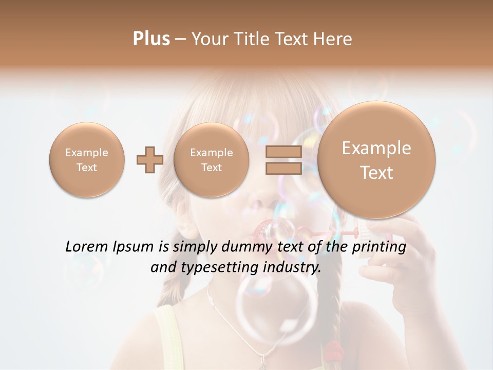 Person Kid Pretty PowerPoint Template