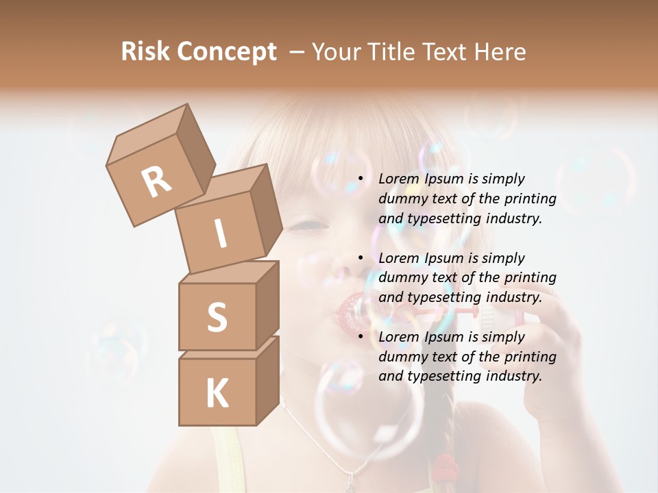 Person Kid Pretty PowerPoint Template