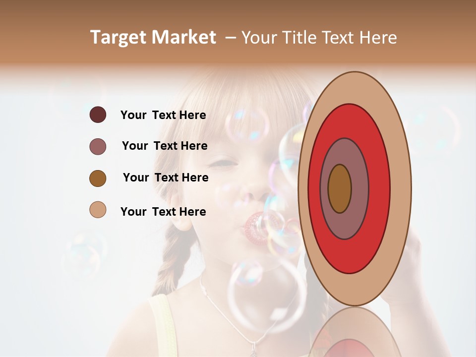 Person Kid Pretty PowerPoint Template