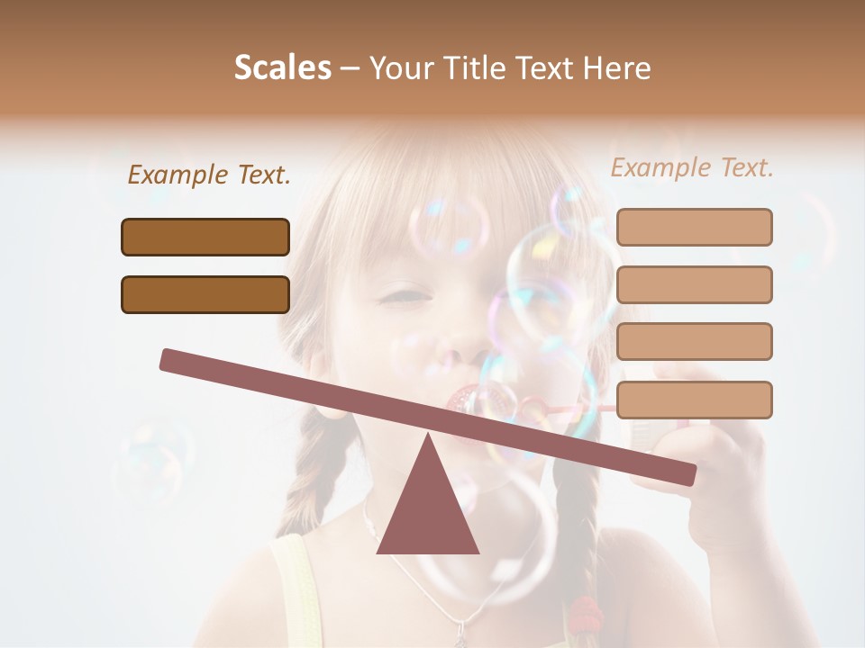 Person Kid Pretty PowerPoint Template