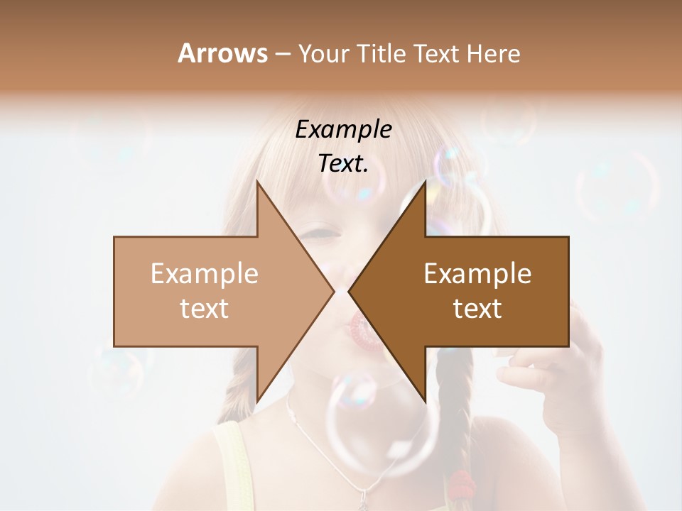 Person Kid Pretty PowerPoint Template