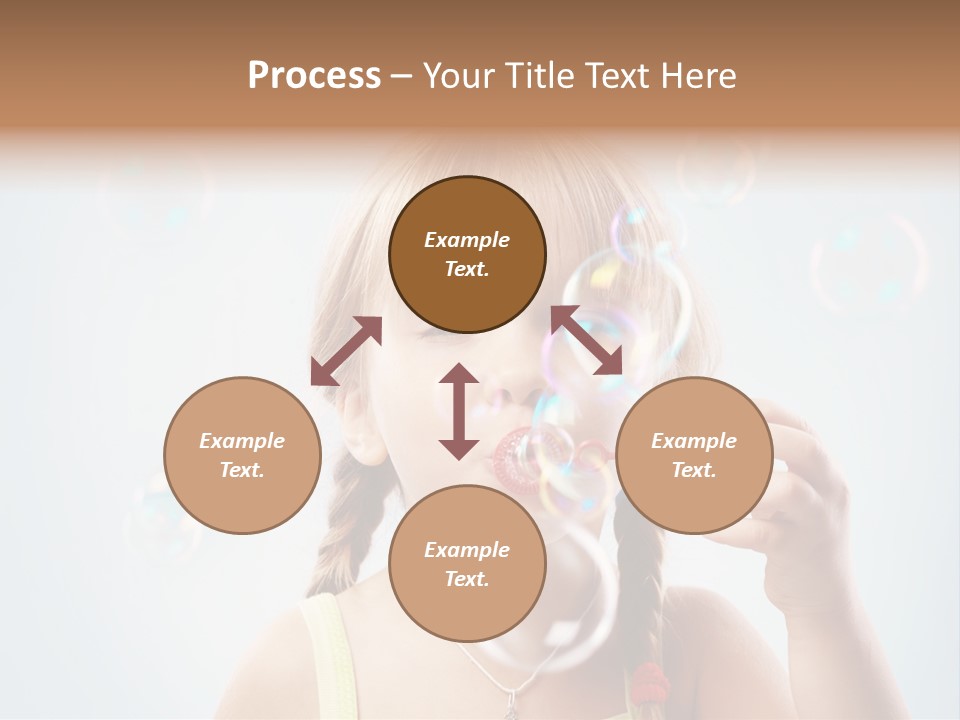 Person Kid Pretty PowerPoint Template