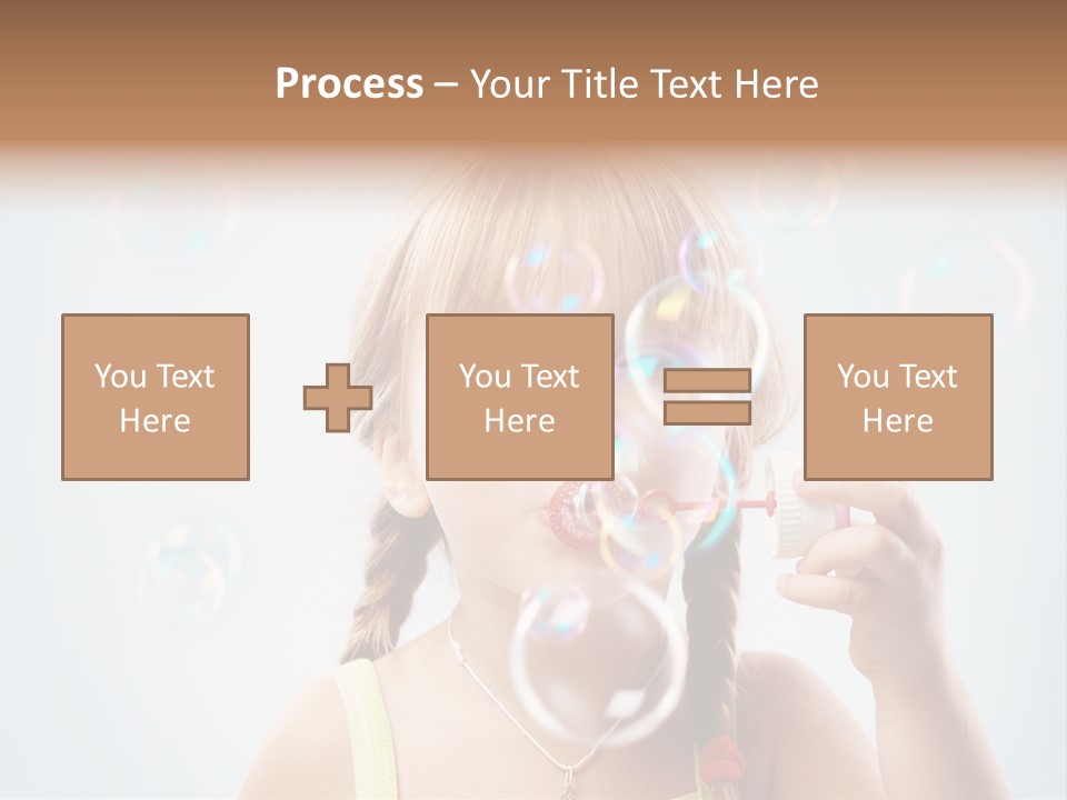 Person Kid Pretty PowerPoint Template