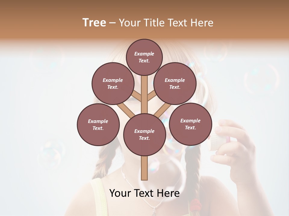 Person Kid Pretty PowerPoint Template