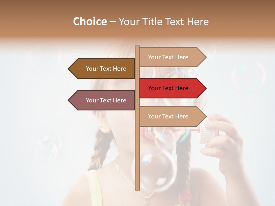 Person Kid Pretty PowerPoint Template