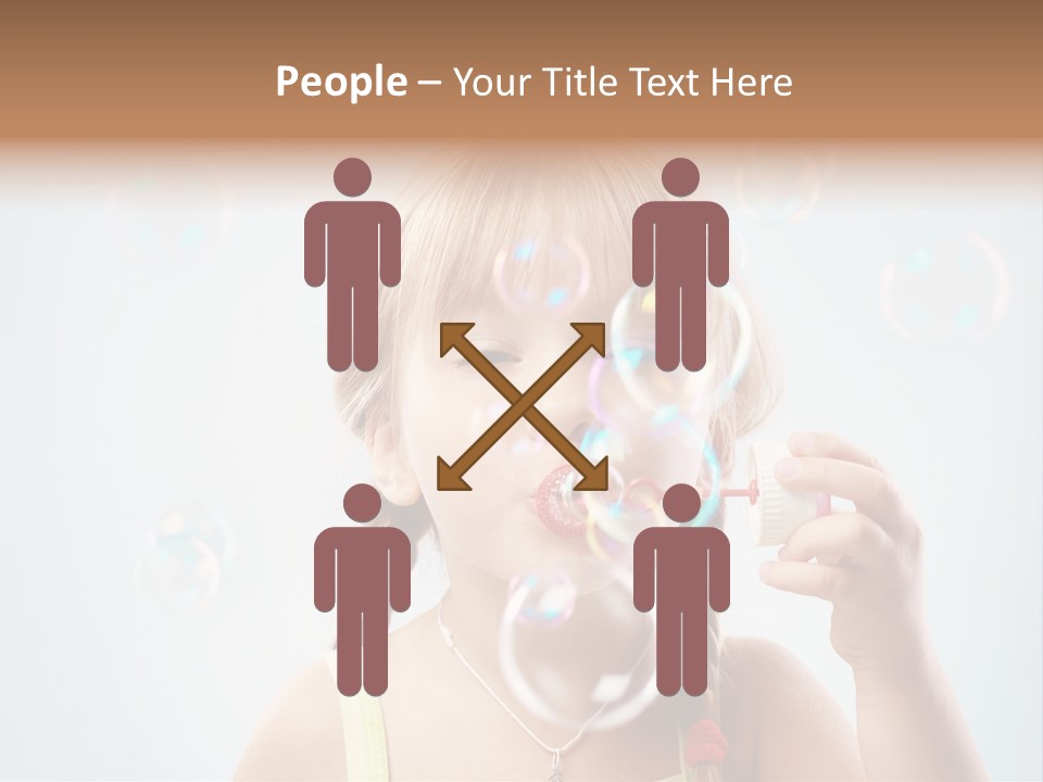 Person Kid Pretty PowerPoint Template
