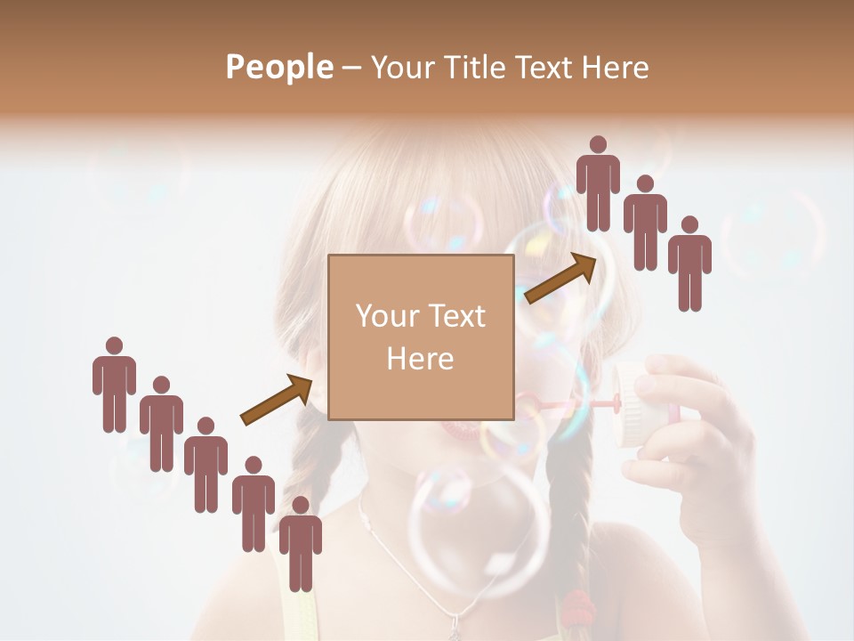 Person Kid Pretty PowerPoint Template