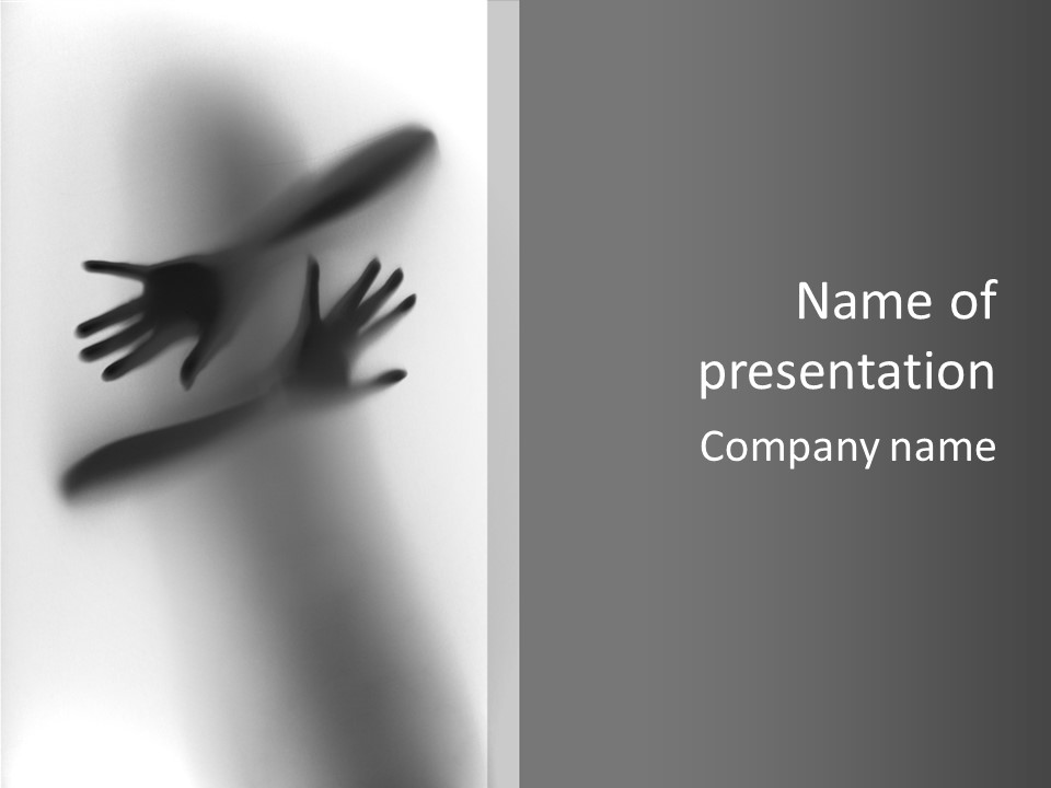 Curtain Hidden Dread PowerPoint Template