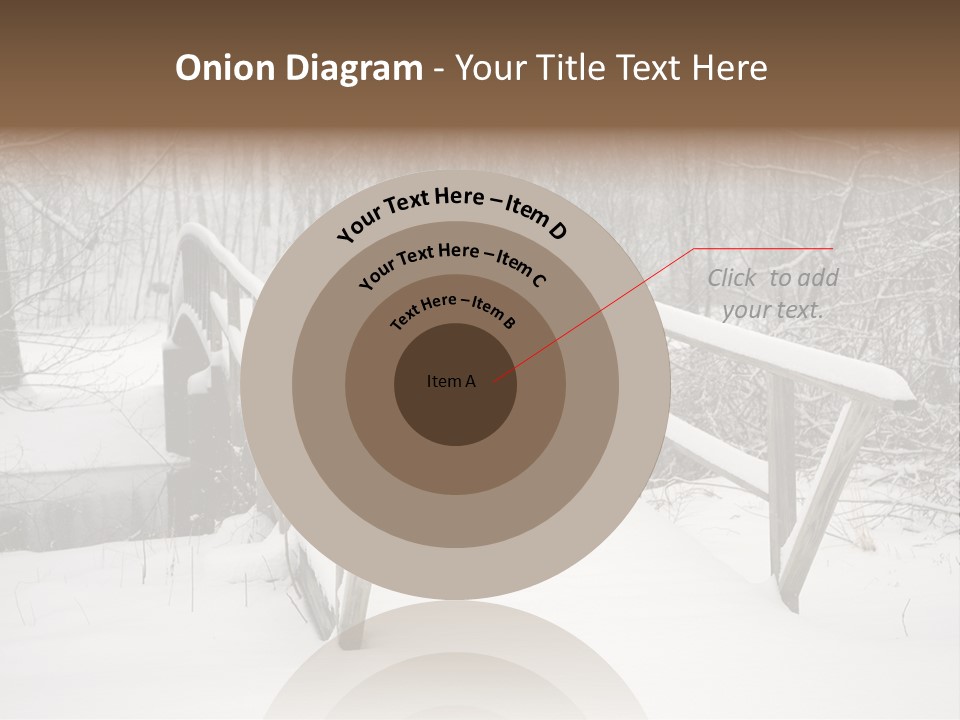 Peace Road Snow PowerPoint Template