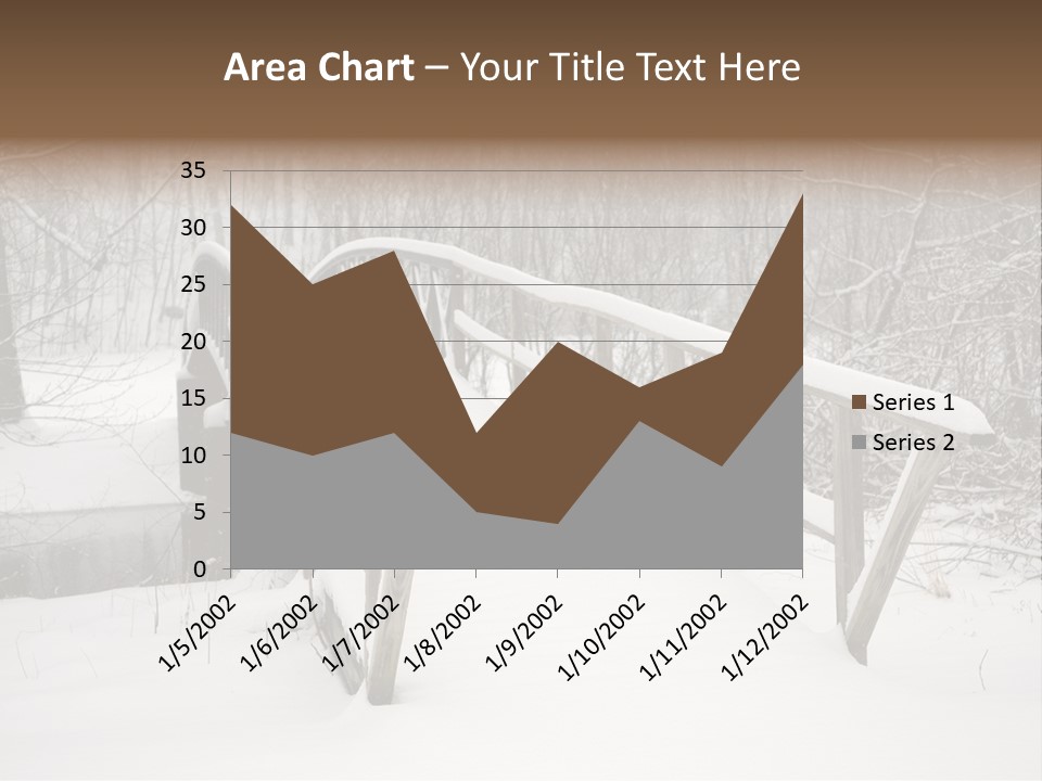 Peace Road Snow PowerPoint Template