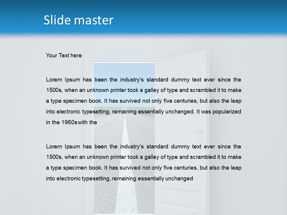 Rural Interior Car PowerPoint Template