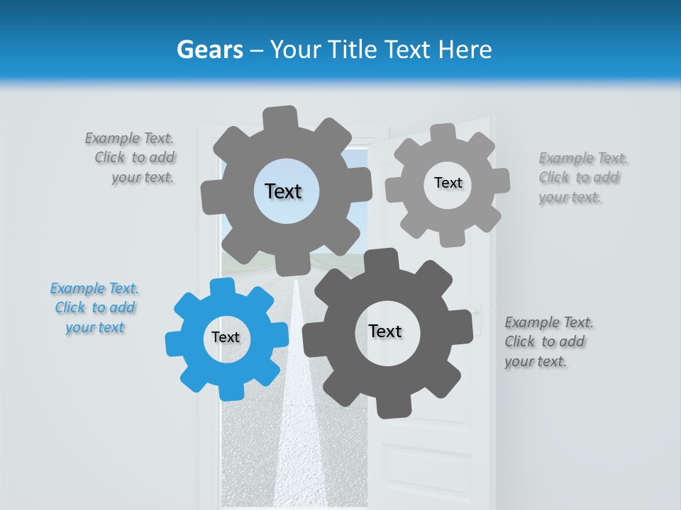 Rural Interior Car PowerPoint Template