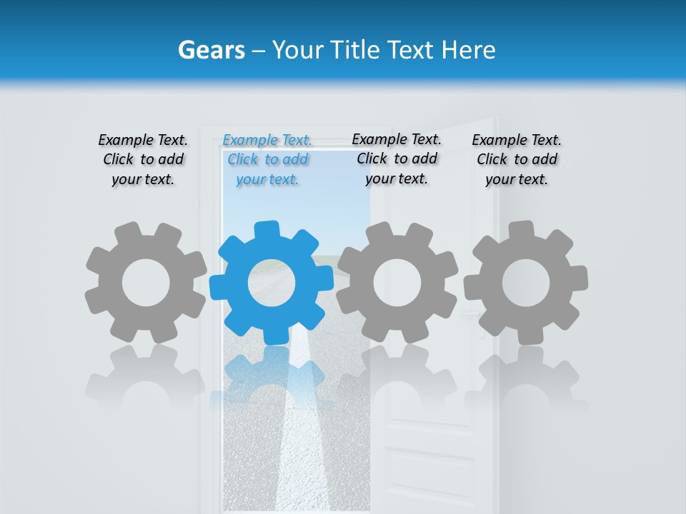 Rural Interior Car PowerPoint Template