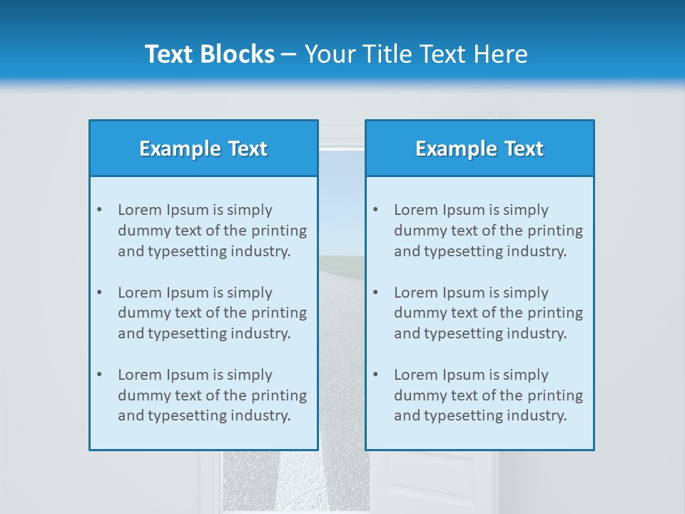 Rural Interior Car PowerPoint Template