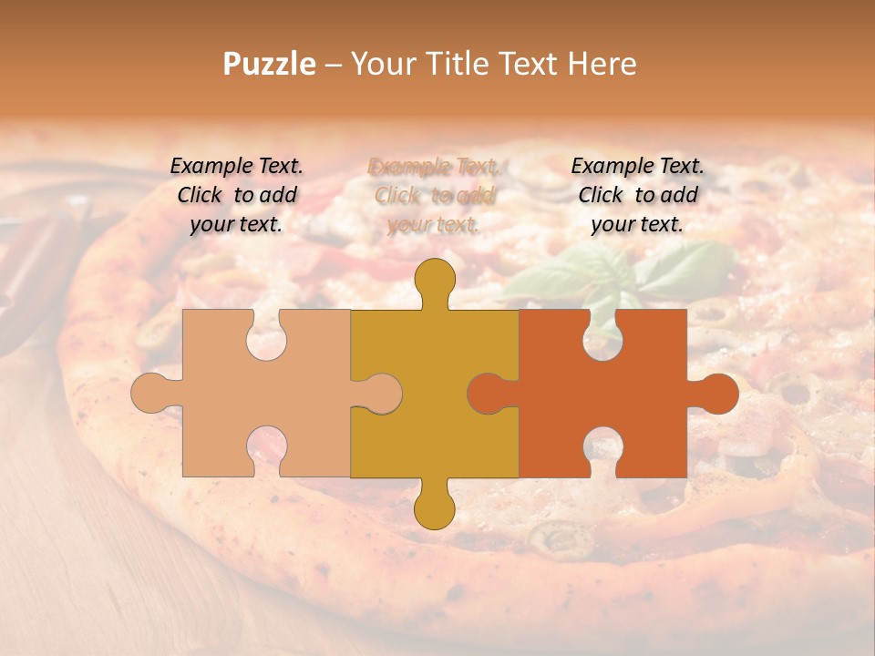 Peppers Mushrooms Leaf PowerPoint Template