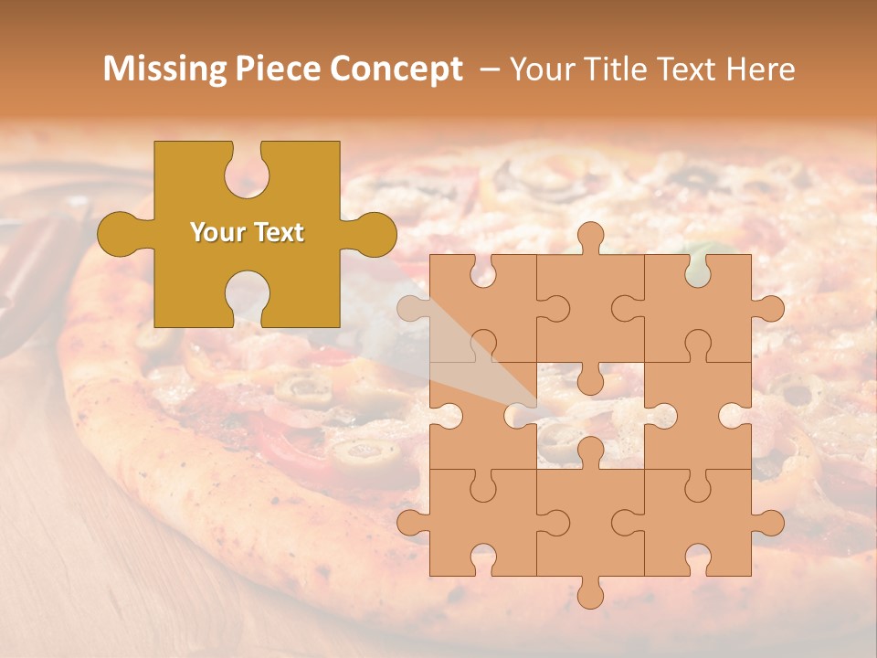 Peppers Mushrooms Leaf PowerPoint Template