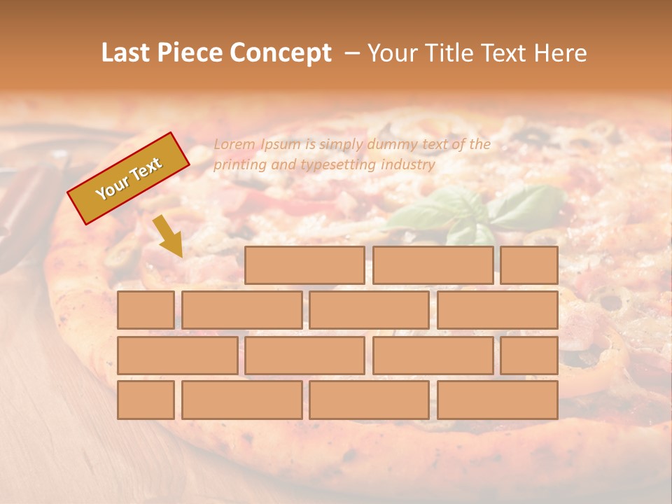 Peppers Mushrooms Leaf PowerPoint Template