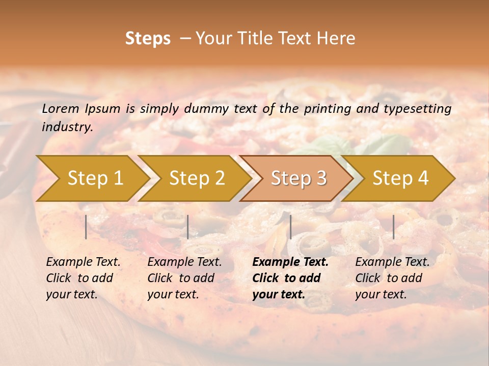 Peppers Mushrooms Leaf PowerPoint Template