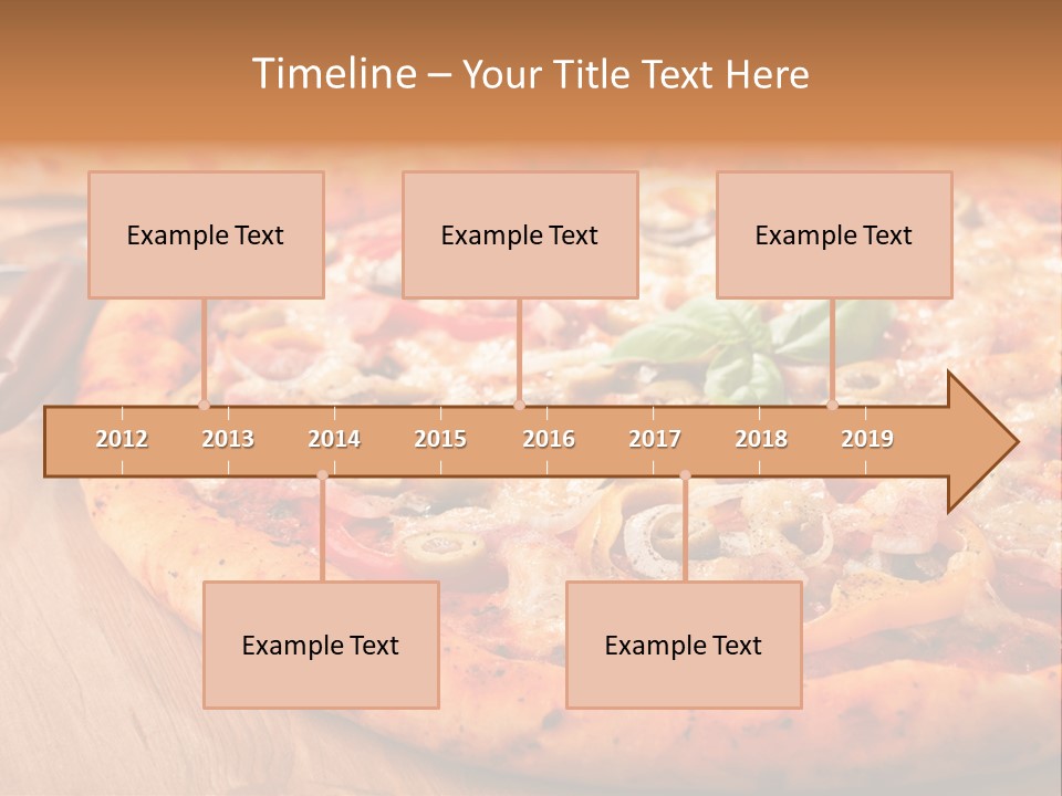 Peppers Mushrooms Leaf PowerPoint Template