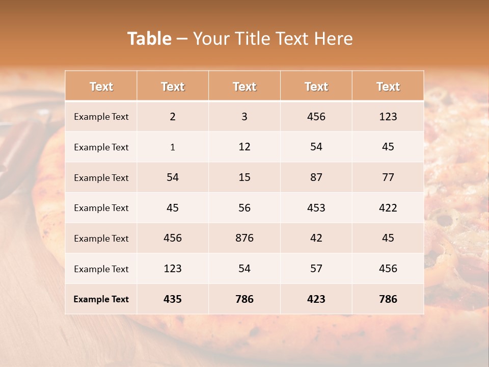 Peppers Mushrooms Leaf PowerPoint Template