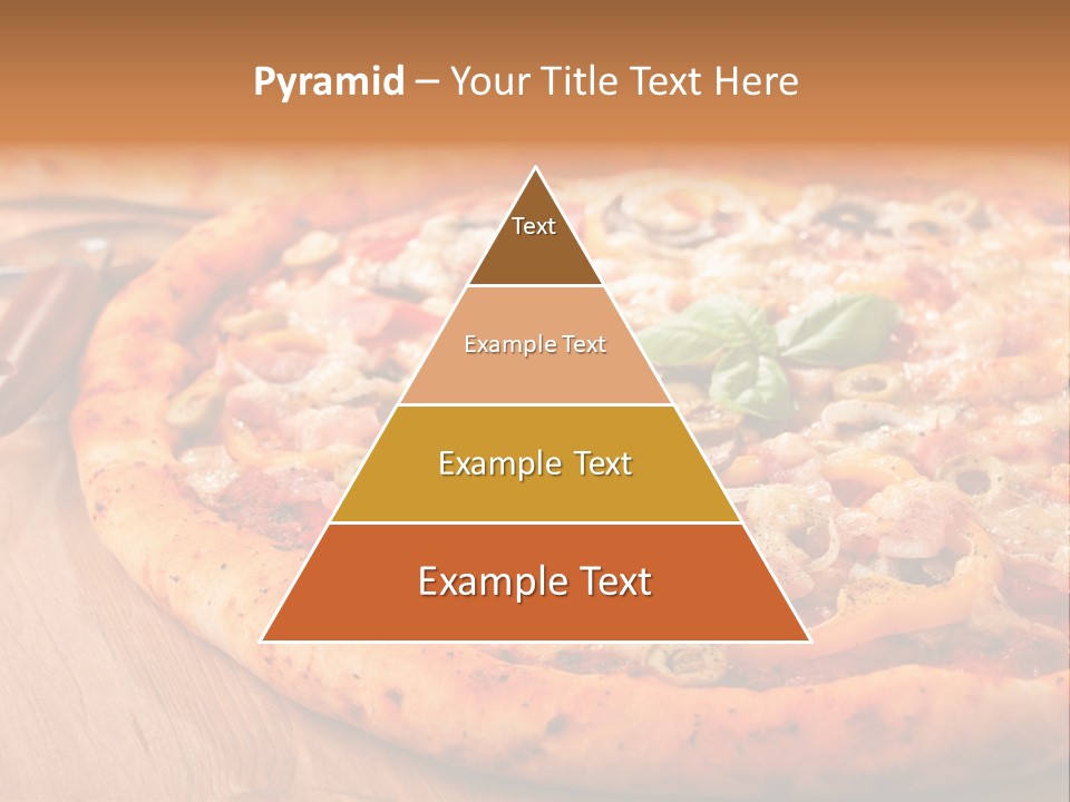 Peppers Mushrooms Leaf PowerPoint Template