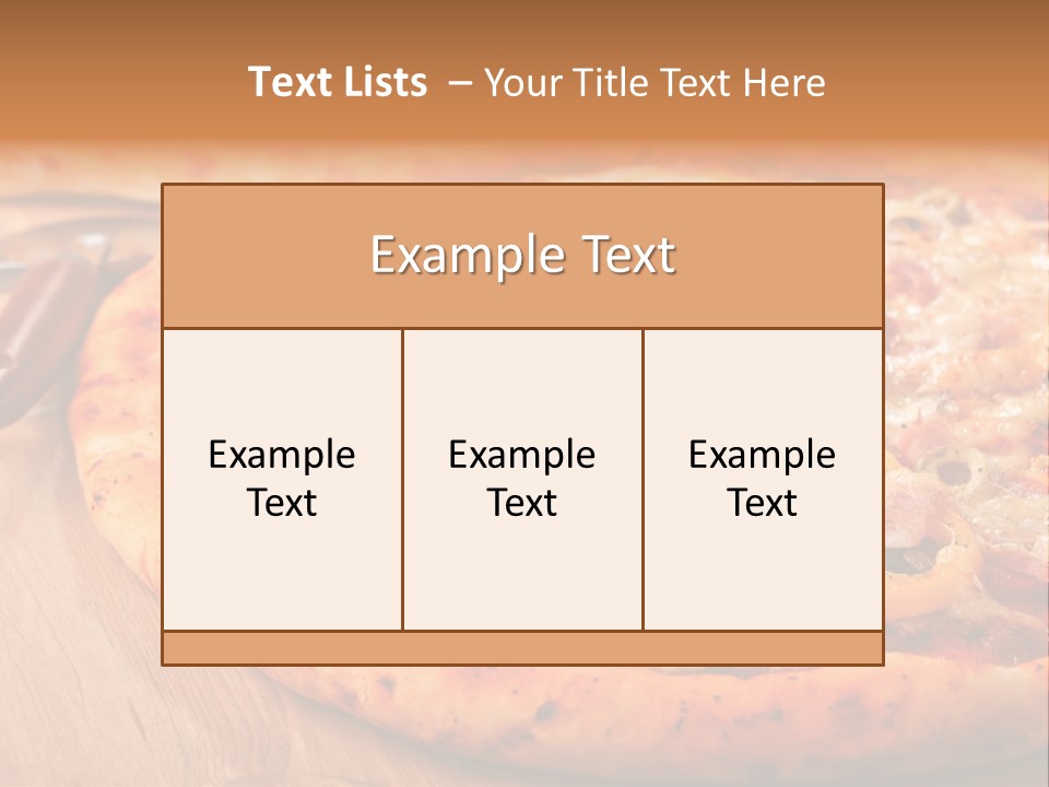 Peppers Mushrooms Leaf PowerPoint Template